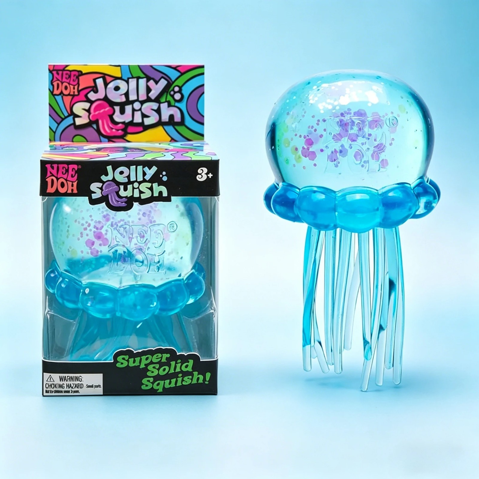 Nee Doh Jellyfish Jelly Squish Stress Toy Fidget Squeeze NeeDoh Trending Special