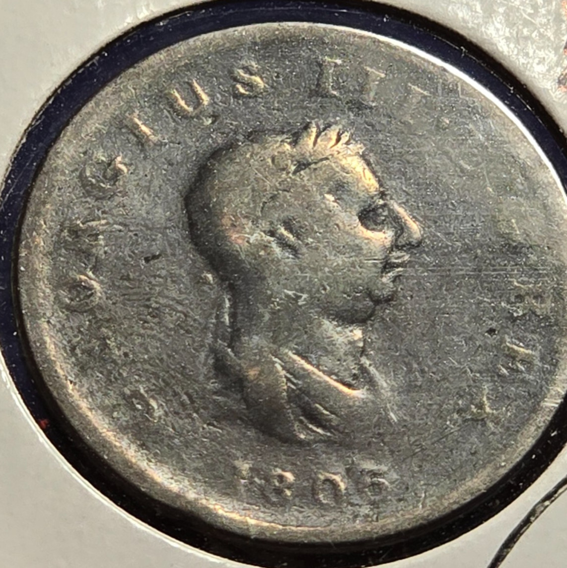 Great Britain 1806 Half Penny 1/2d GB5176 - 200+ Year-Old Piece of Brittania Great Britain 1806 Half Penny 1/2d GB5176 - 200+ Year-Old Piece of Brittania