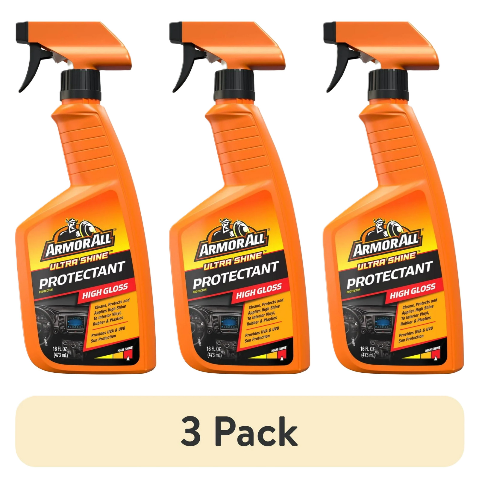 (3 pack) Armor All Ultra Shine Protectant Car Cleaning Spray - 16 fl oz (3 pack) Armor All Ultra Shine Protectant Car Cleaning Spray - 16 fl oz