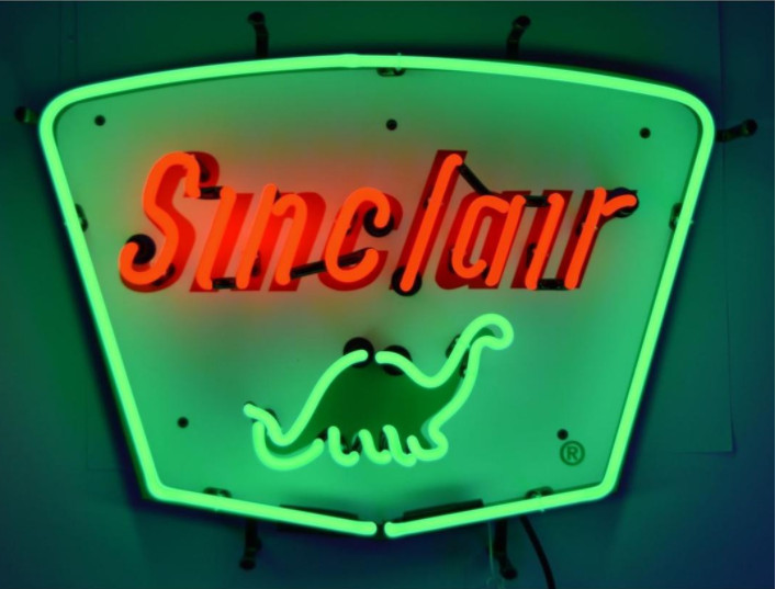 New Sinclair Dino Gasoline Neon Light Sign 20\ New Sinclair Dino Gasoline Neon Light Sign 20\