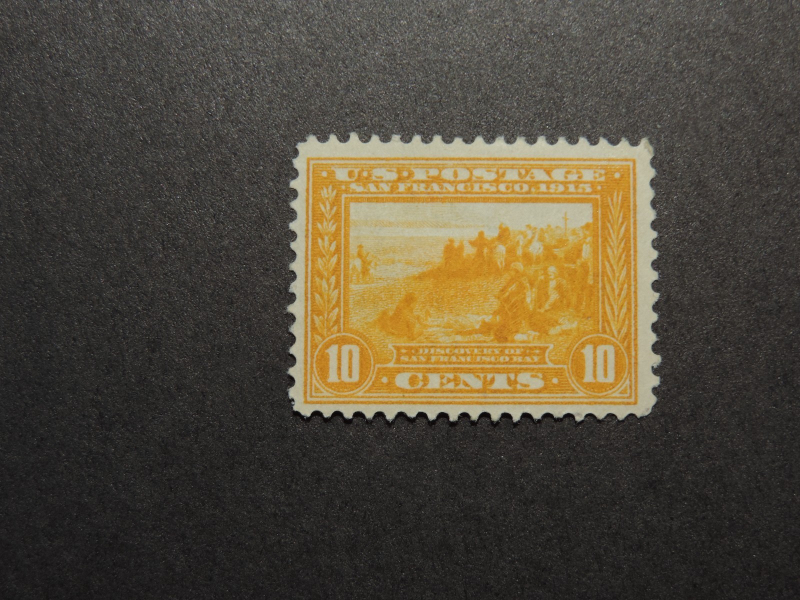 US Stamp Scott # 400 1913 Discovery , Orange, Perf 12 Mint XF US Stamp Scott # 400 1913 Discovery , Orange, Perf 12 Mint XF