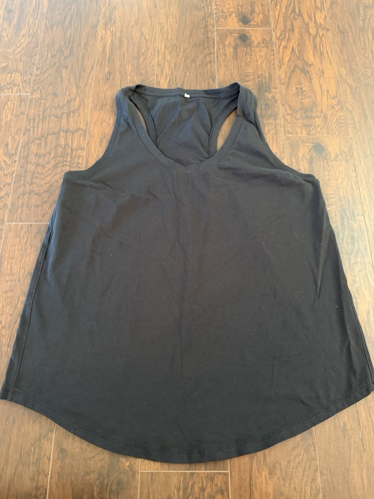 lululemon athletica Women\'s Black Large Tank Racerback Scoop Neck Stretch lululemon athletica Women\'s Black Large Tank Racerback Scoop Neck Stretch