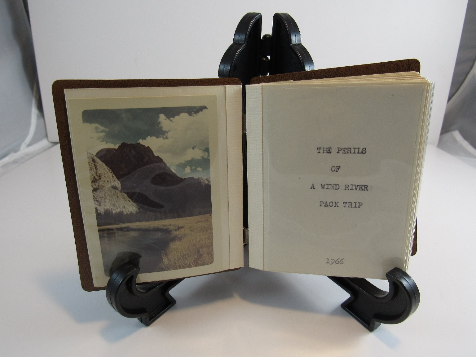 HOMEMADE - The Perils of a Wind River Pack Trip 1966 Miniature Book Illustrated