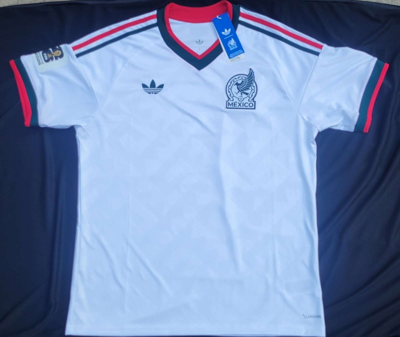Authentic Adidas Mexico Soccer Jersey, Mens Large, FIFA 2026 Patch Licensed, Authentic Adidas Mexico Soccer Jersey, Mens Large, FIFA 2026 Patch Licensed,
