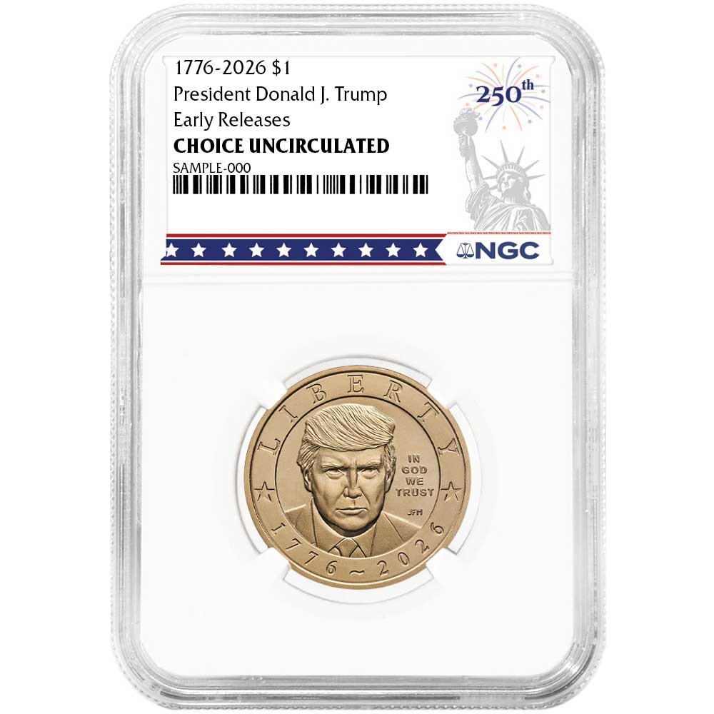 Presale – 2026 $1 President Donald J. Trump Semi. Dollar NGC Choice UNC ER Presale – 2026 $1 President Donald J. Trump Semi. Dollar NGC Choice UNC ER