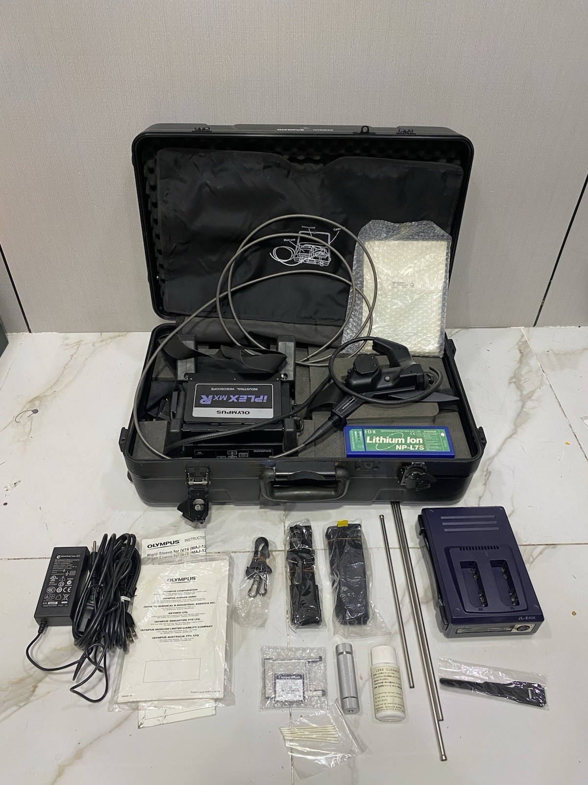 OLYMPUS IPLEX MXR industrial videoscope SYSTEM Model IV7630X2 with Case