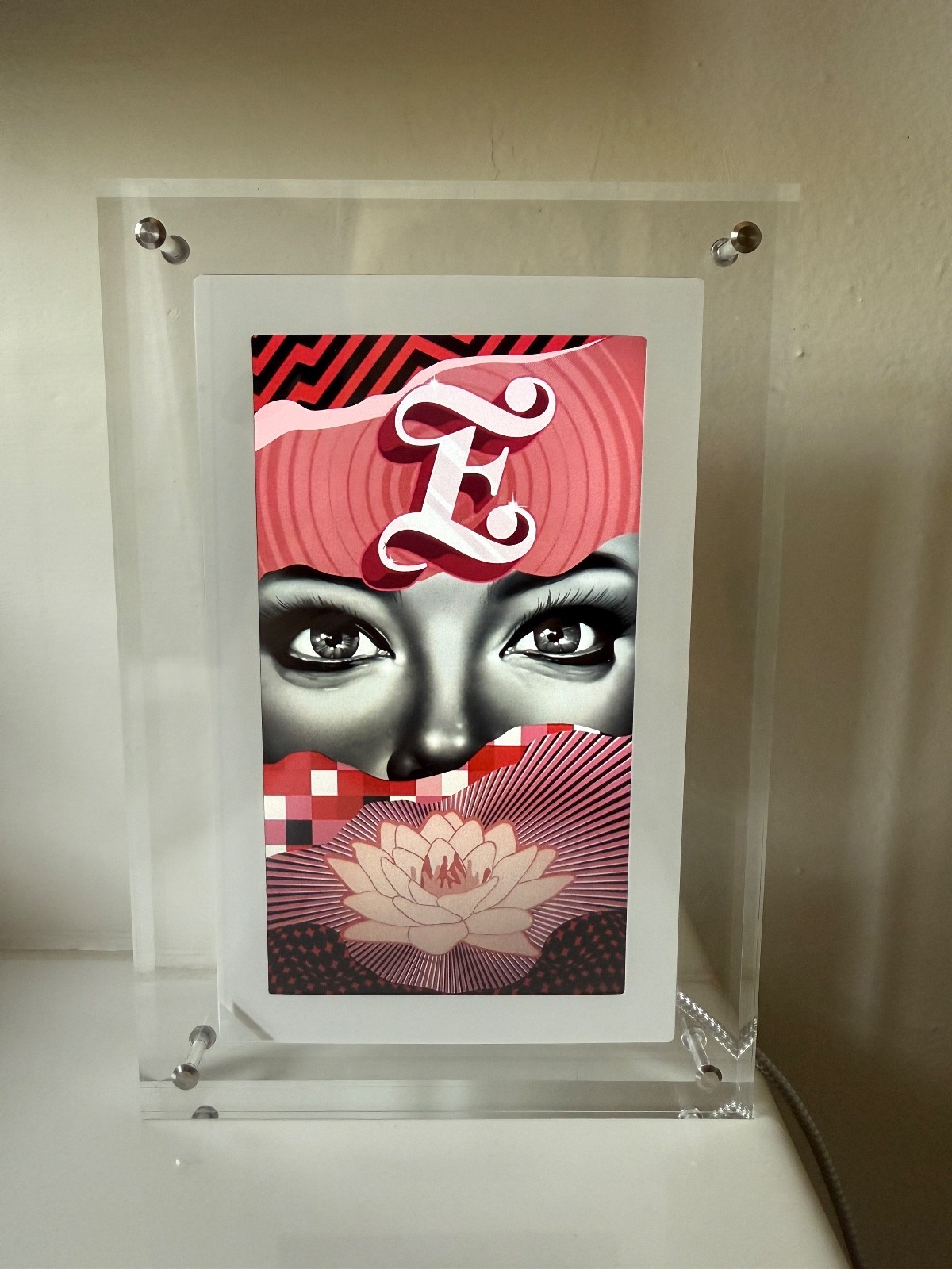 RARE Tristan Eaton 'EMMA' Infinite Objects Digital Art Video Frame Custom RARE Tristan Eaton 'EMMA' Infinite Objects Digital Art Video Frame Custom