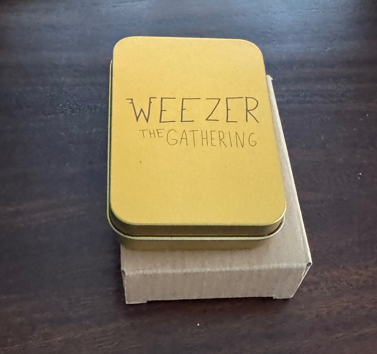 Weezer The Gathering Tour Playing Card VIP Merch Weezer The Gathering Tour Playing Card VIP Merch
