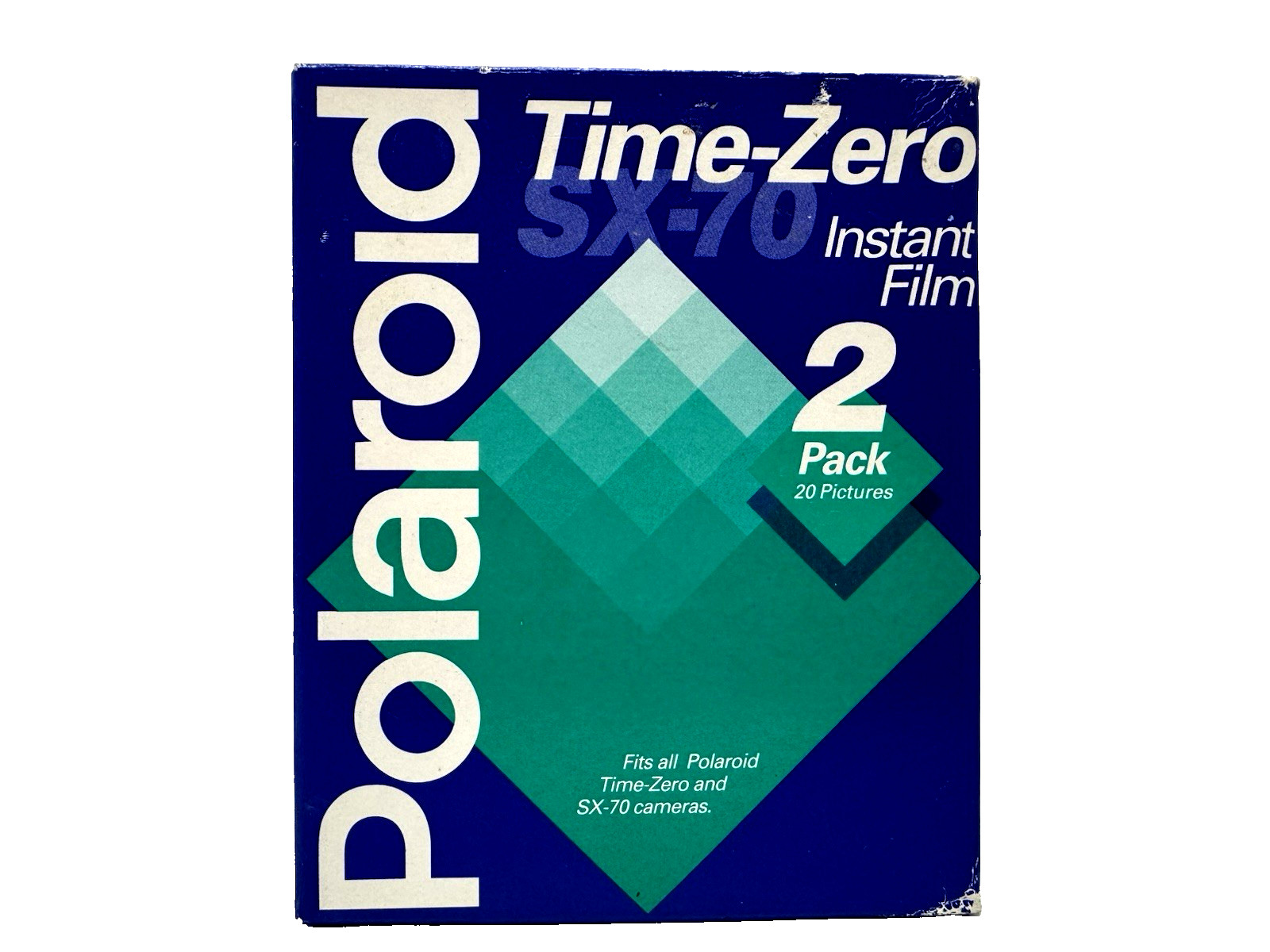 Polaroid 2 Pack SX-70 Time-Zero Instant Film 20 Photos Expired 08/96 SEALED BOX