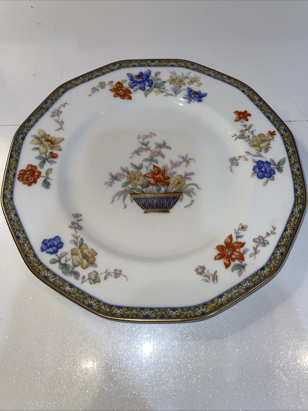 Vintage Theodore Haviland - GANGA - Limoges, France 8.5” Lunch Plates Mint Vintage Theodore Haviland - GANGA - Limoges, France 8.5” Lunch Plates Mint