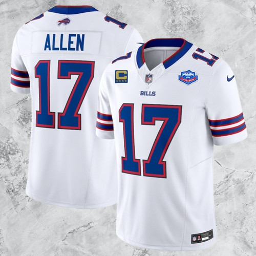 Men\'s Josh Allen  Buffalo Bills  #17 White Jersey   Limited Stitched All sizes