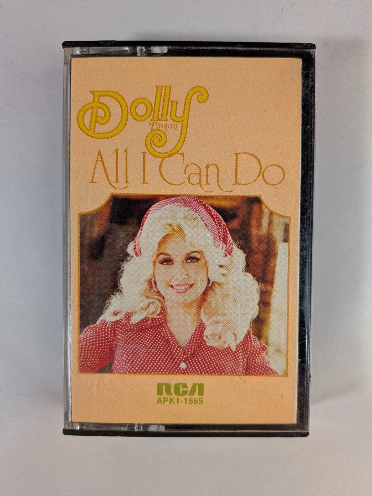Rare Dolly Parton All I Can Do Cassette Tape RCA Records 1975 White Label Rare Dolly Parton All I Can Do Cassette Tape RCA Records 1975 White Label