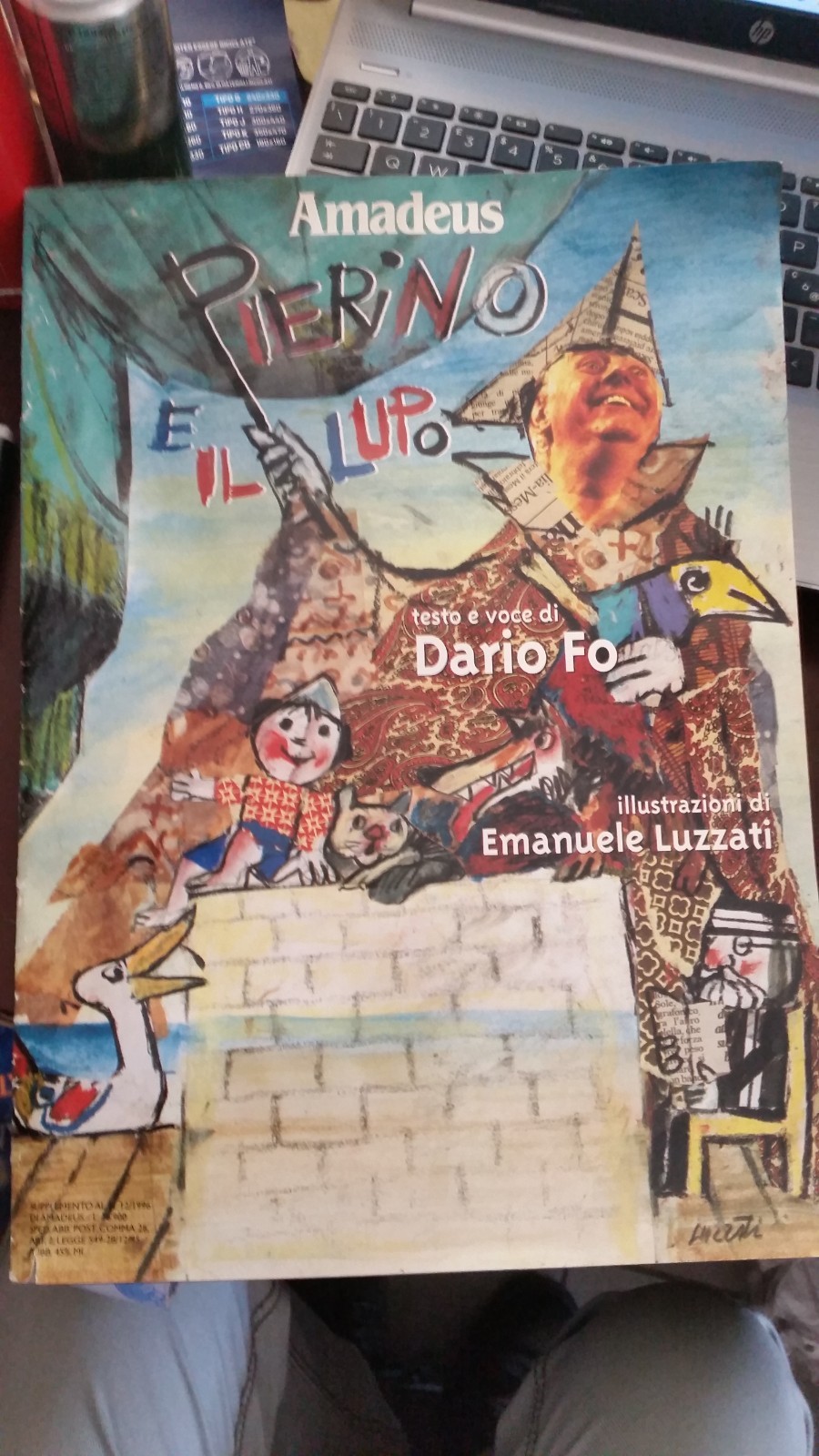 PIERINO E IL LUPO teso e voce di dario fo illustrazioni luzzati 202 PIERINO E IL LUPO teso e voce di dario fo illustrazioni luzzati 202