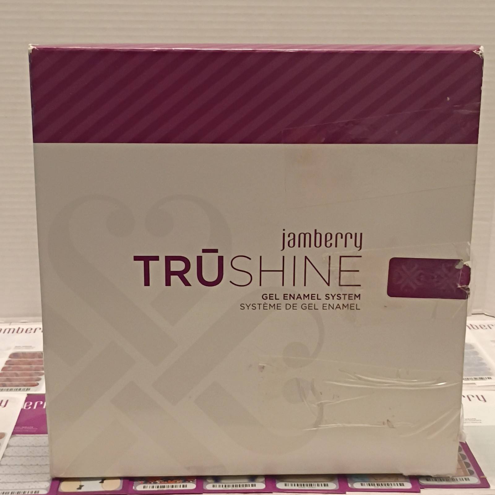 Jamberry TRU SHINE Gel Enamel System Kit 35 sets Nail Wraps w/4 Xtra Nail Colors