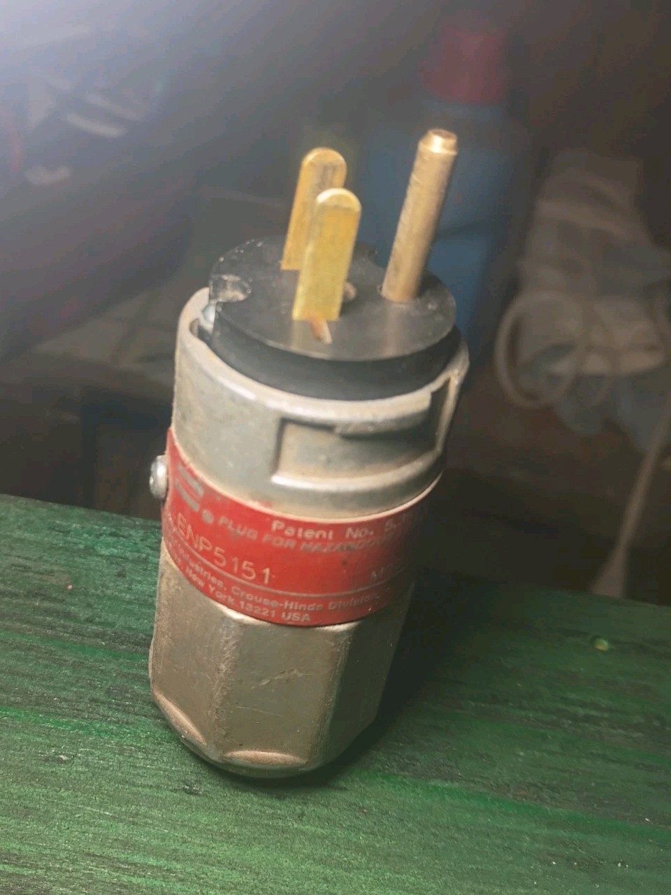 Crouse-Hinds Enp5151 15-Amp Explosion Proof 15A 125V Plug Crouse-Hinds Crouse-Hinds Enp5151 15-Amp Explosion Proof 15A 125V Plug Crouse-Hinds