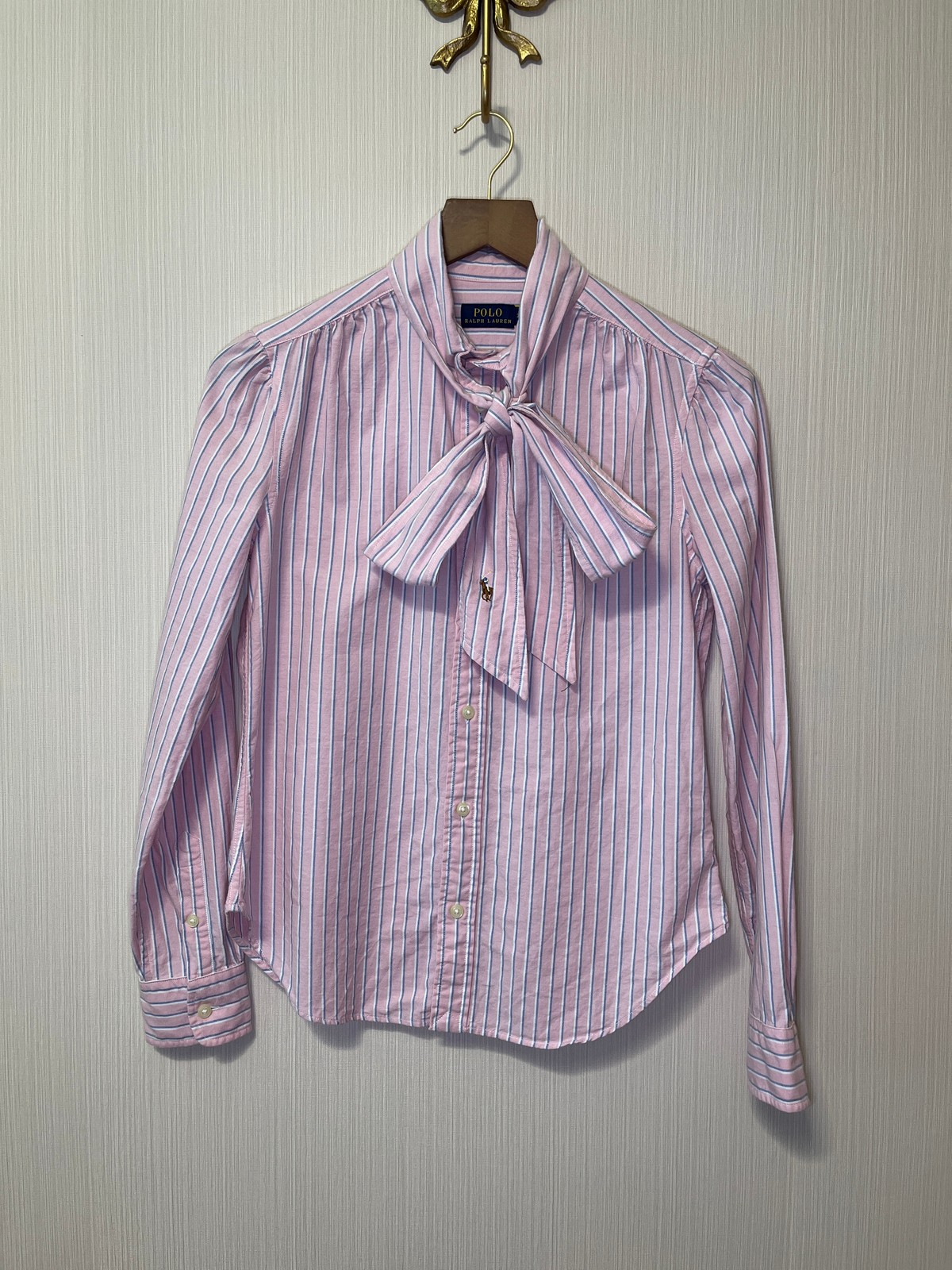 Polo Ralph Lauren Tie-Neck Blouse