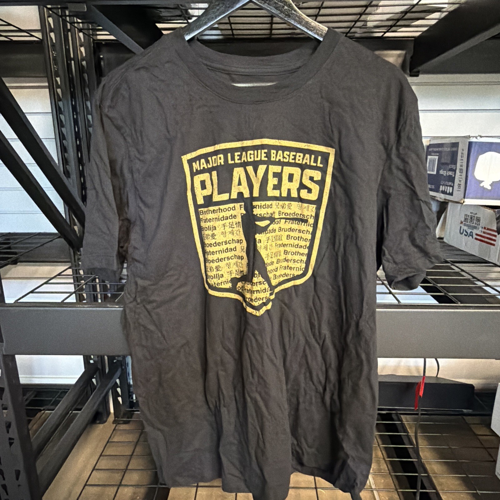 Nike Men’s MLB Players Association Union Baseball T-Shirt Black Sz XL Nike Men’s MLB Players Association Union Baseball T-Shirt Black Sz XL
