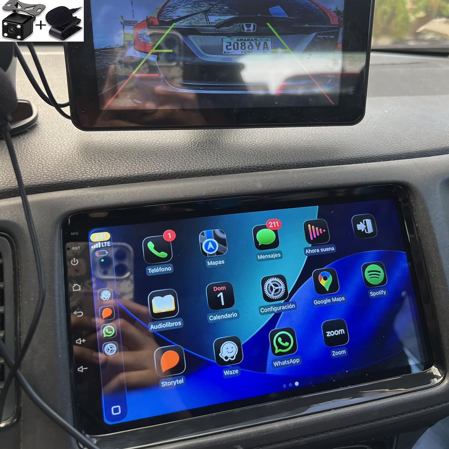 For 2014-19 HONDA Vezel HR-V Android 15 Carplay Car Stereo Radio GPS Navi WIFI