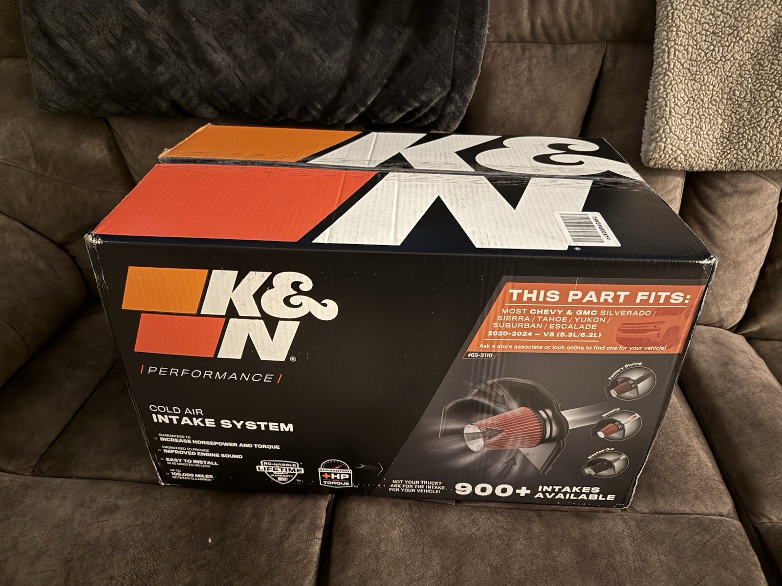 K&N Cold Air Intake Kit for 2020-2024 Chevrolet Silverado 1500