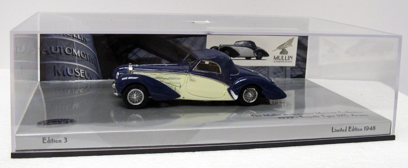 1939 Bugatti Type 57C Aravis 1/43 Minichamps Mullin Museum 437 110130 MB