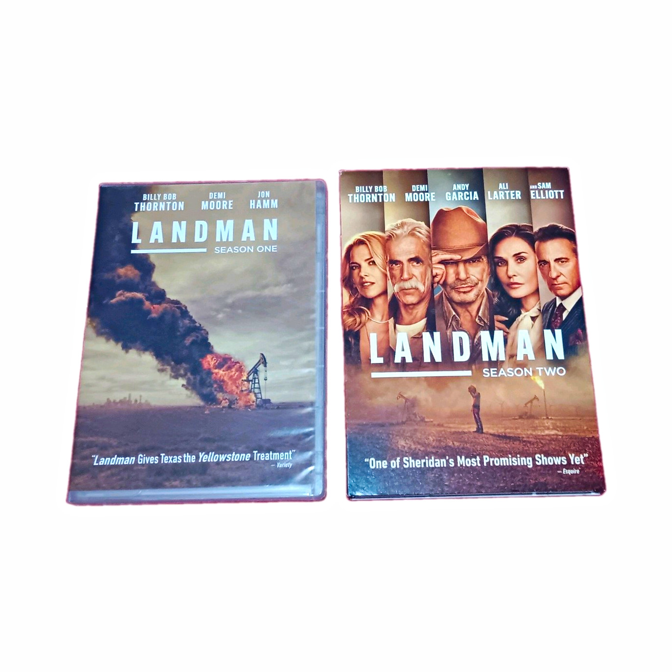 Landman TV Series Seasons 1-2 DVD Set Tall/DVD Case Billy Bob Thornton Landman TV Series Seasons 1-2 DVD Set Tall/DVD Case Billy Bob Thornton