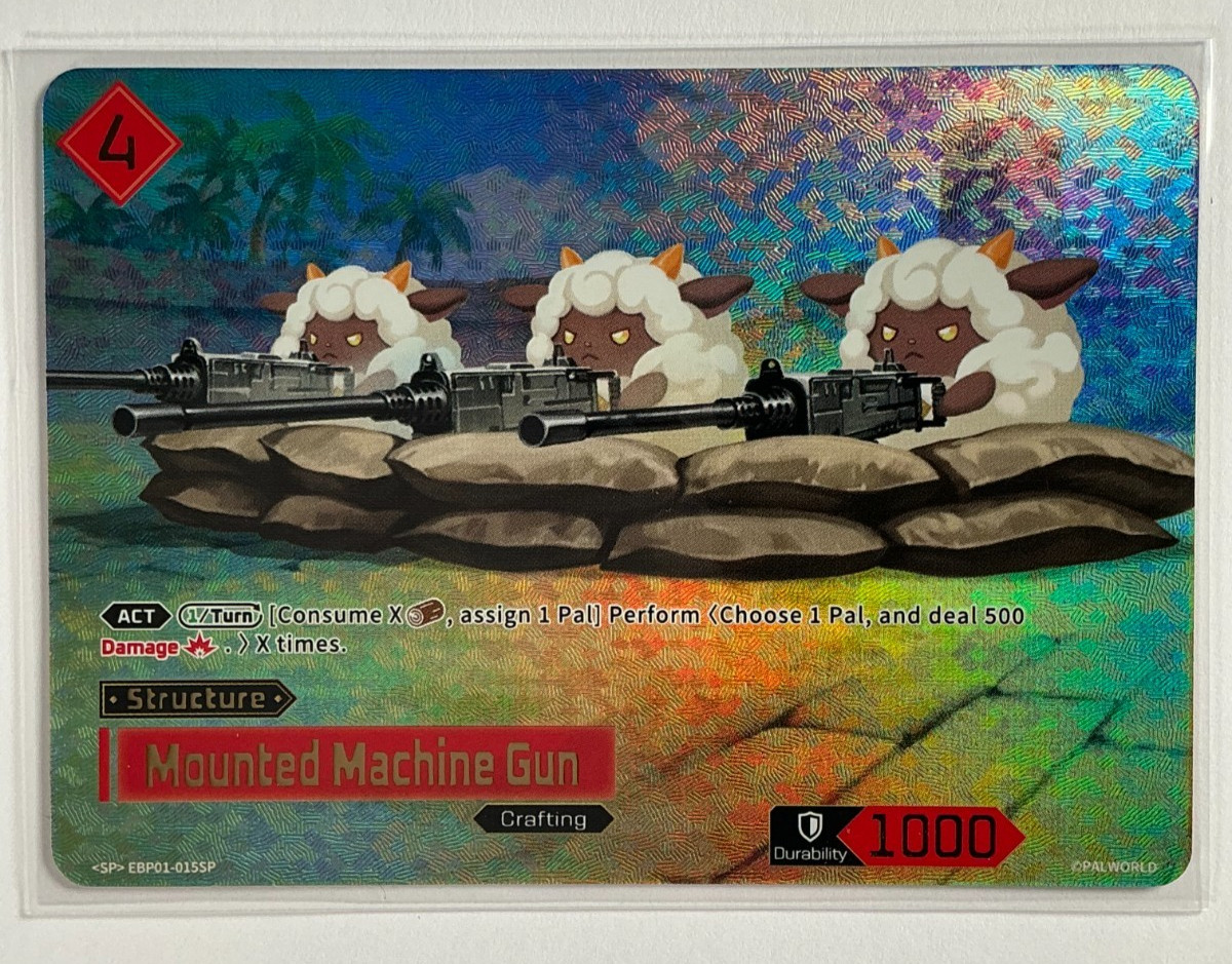 Mounted Machine Gun SP EBP01-015SP - Palworld Dawn of Palpagos TCG English NM/M Mounted Machine Gun SP EBP01-015SP - Palworld Dawn of Palpagos TCG English NM/M