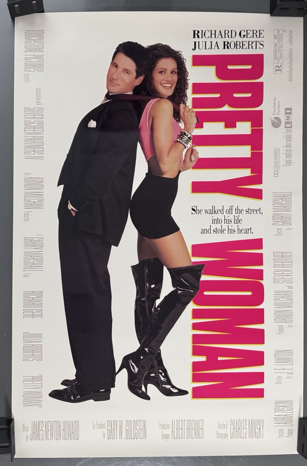 Pretty Woman Original Rolled DS Movie Poster 27x41 Julia Roberts 1990 Pretty Woman Original Rolled DS Movie Poster 27x41 Julia Roberts 1990