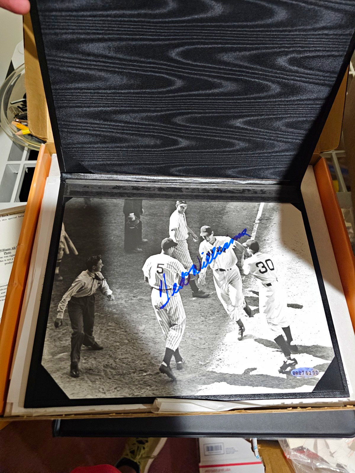 Ted Williams Signed All-Star Boston Red Sox Photo, 8x10 Ted Williams Signed All-Star Boston Red Sox Photo, 8x10