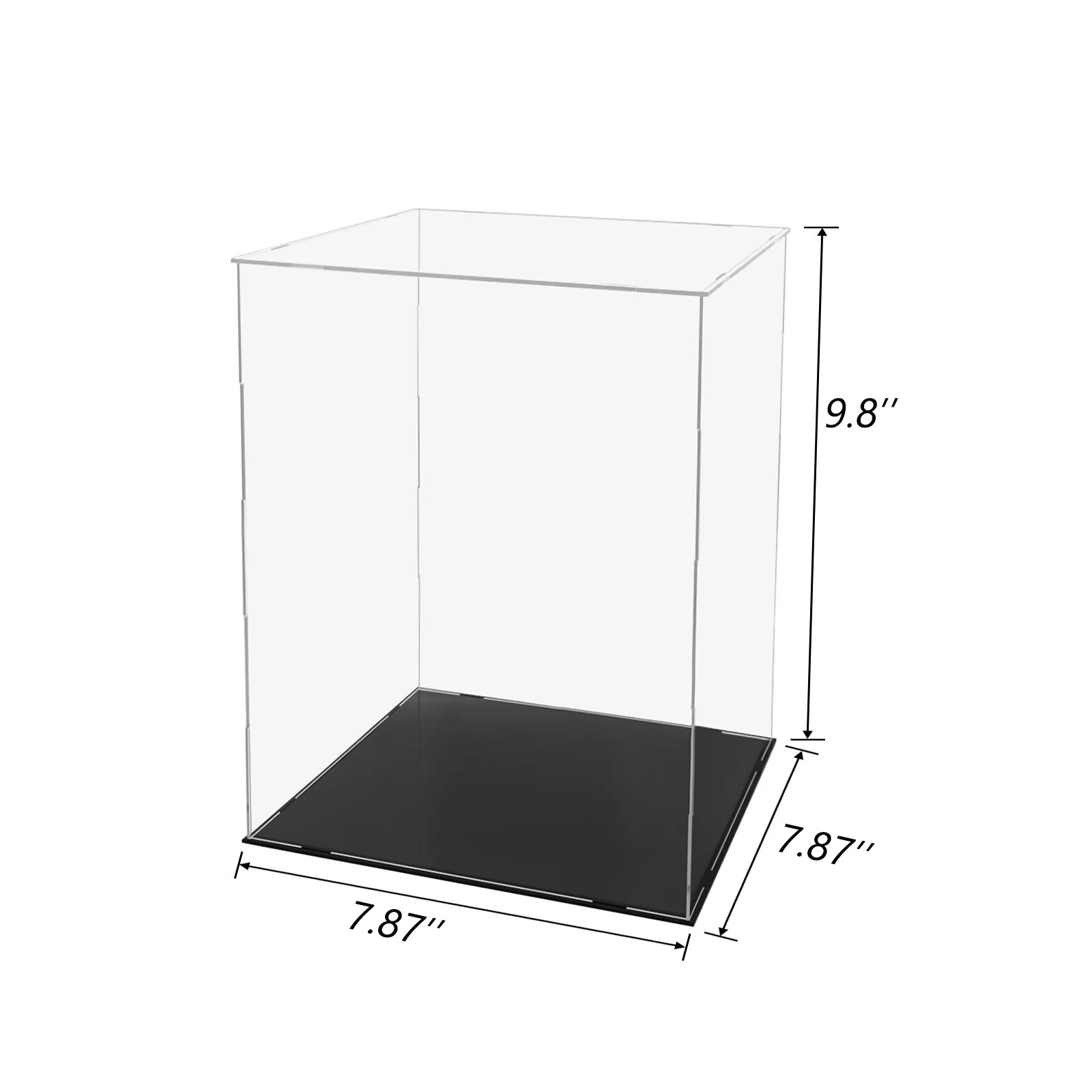 Acrylic Display Case Dustproof Box Action Figures for Collectibles Diecast DIY Acrylic Display Case Dustproof Box Action Figures for Collectibles Diecast DIY