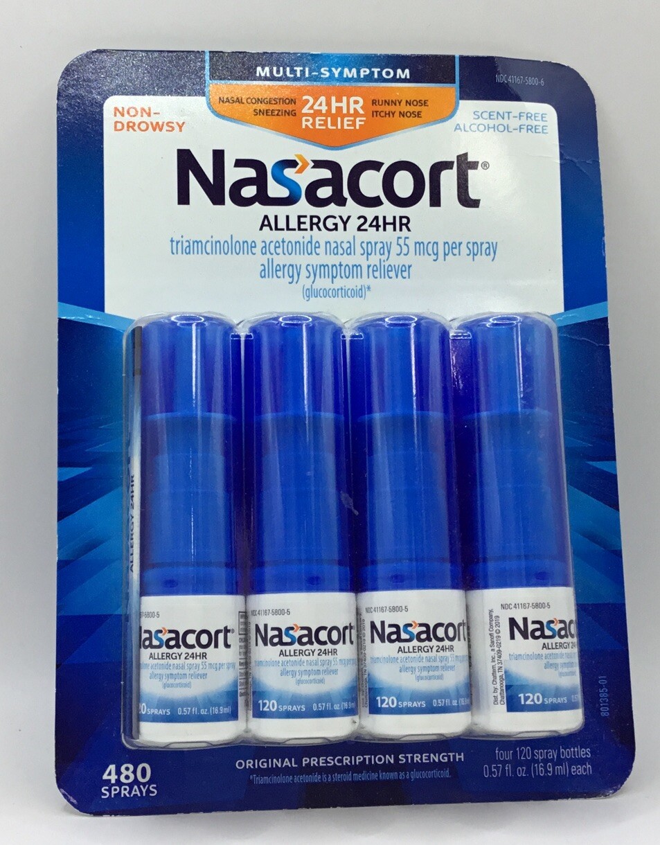 Nasacort Allergy 24hr Non-Drowsy Nasal Spray 480 sprays Exp 5/28