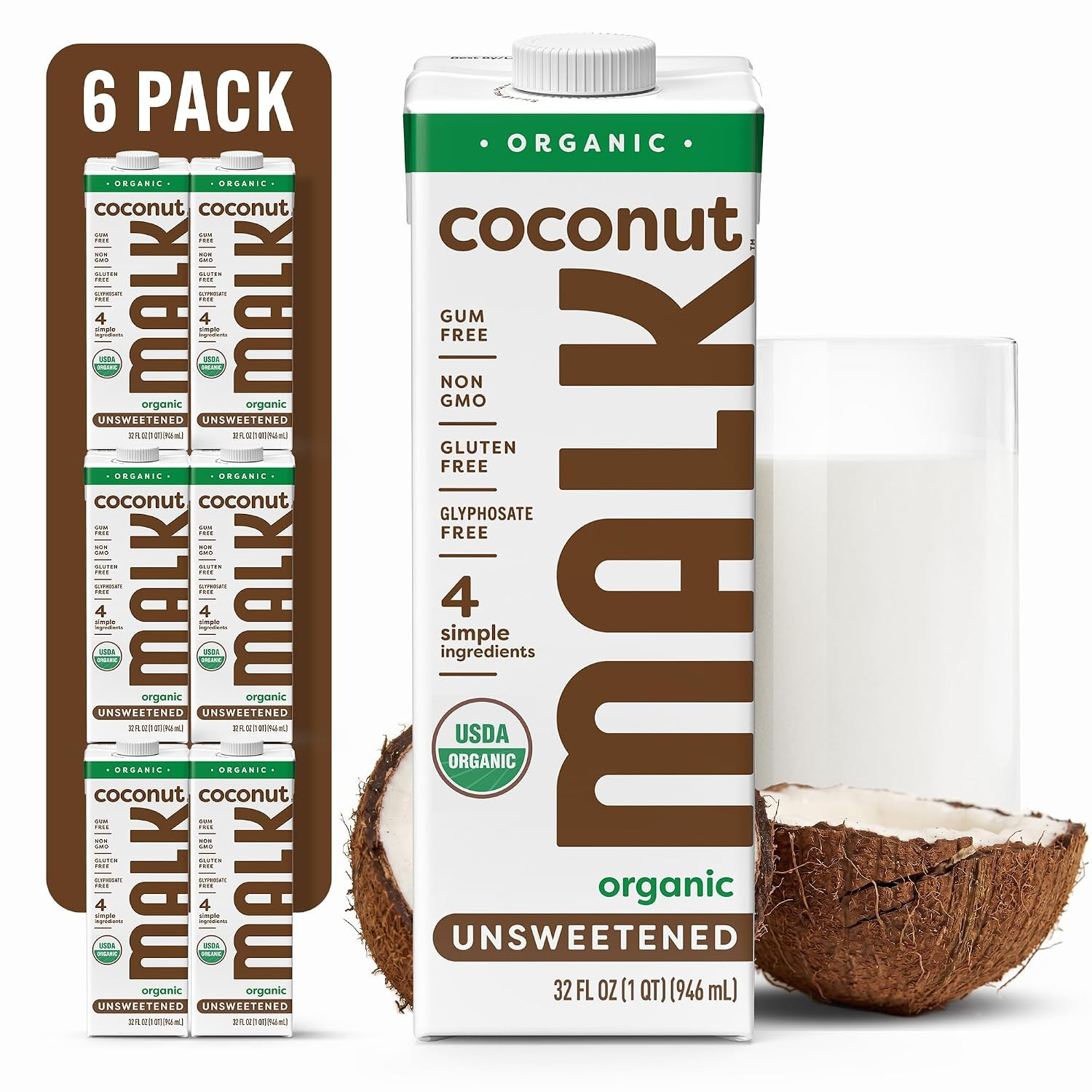 Organic Coconut Milk (32Oz, Pack of 6) Organic Coconut Milk (32Oz, Pack of 6)