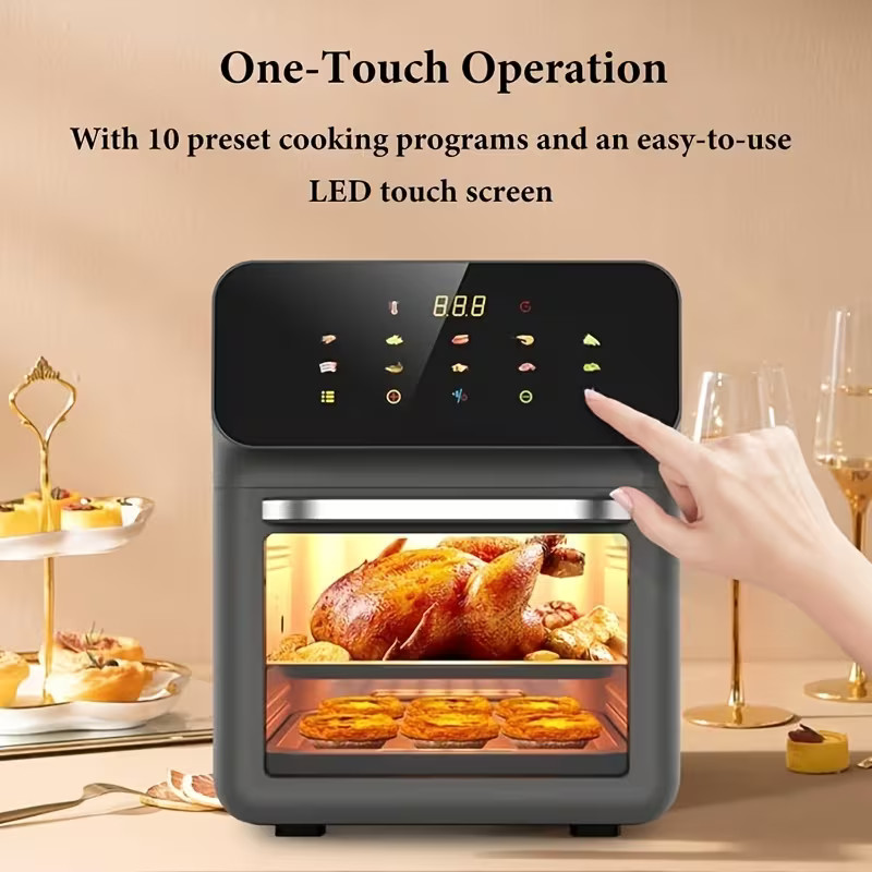 11.5QT Desktop Oven Set 10 in 1 Multifunctional Air Fryer Toaster Combination 11.5QT Desktop Oven Set 10 in 1 Multifunctional Air Fryer Toaster Combination