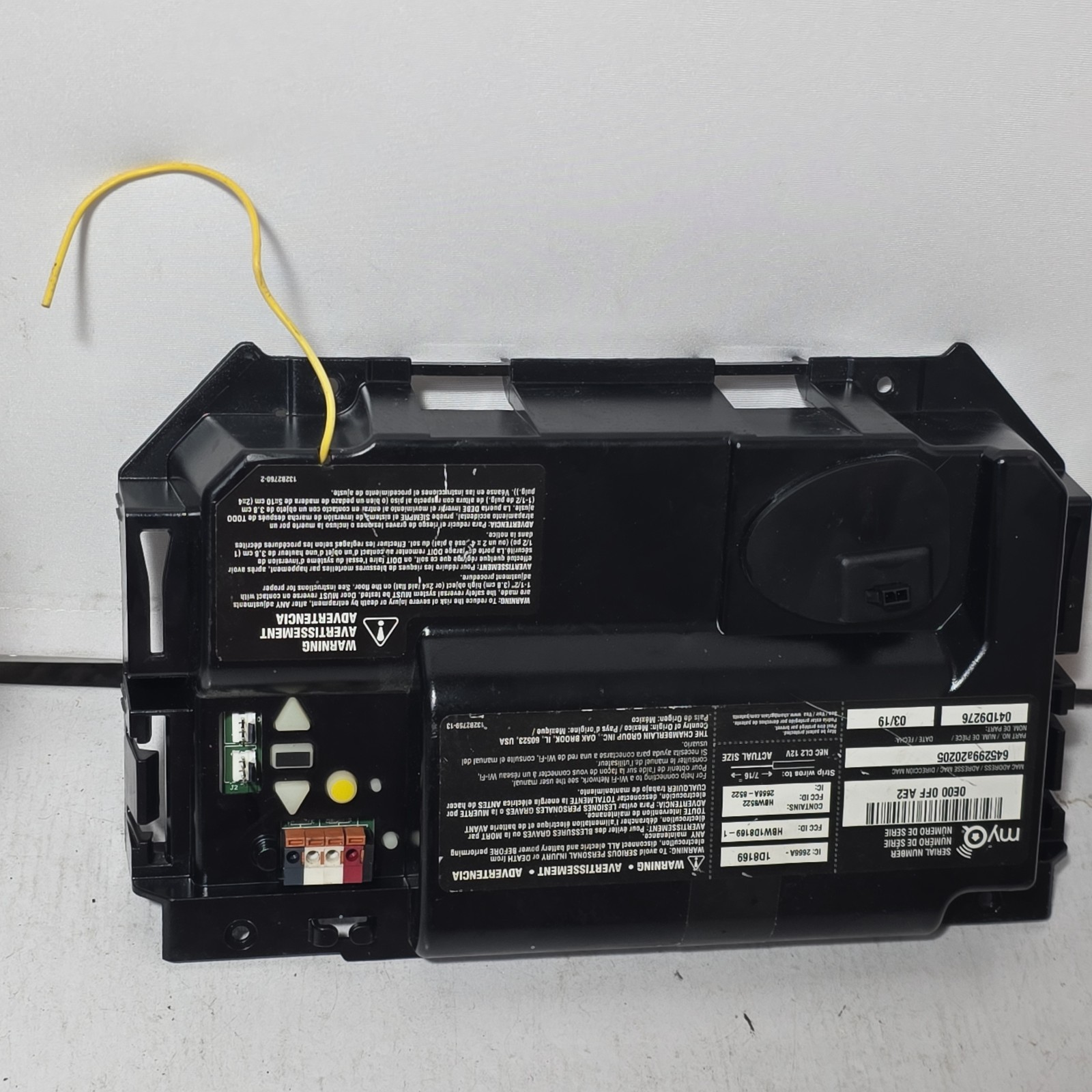 LiftMaster Chamberlain 50DCBL5LK Logic Board 041D9276 🟨 Yellow Learn Tested OEM