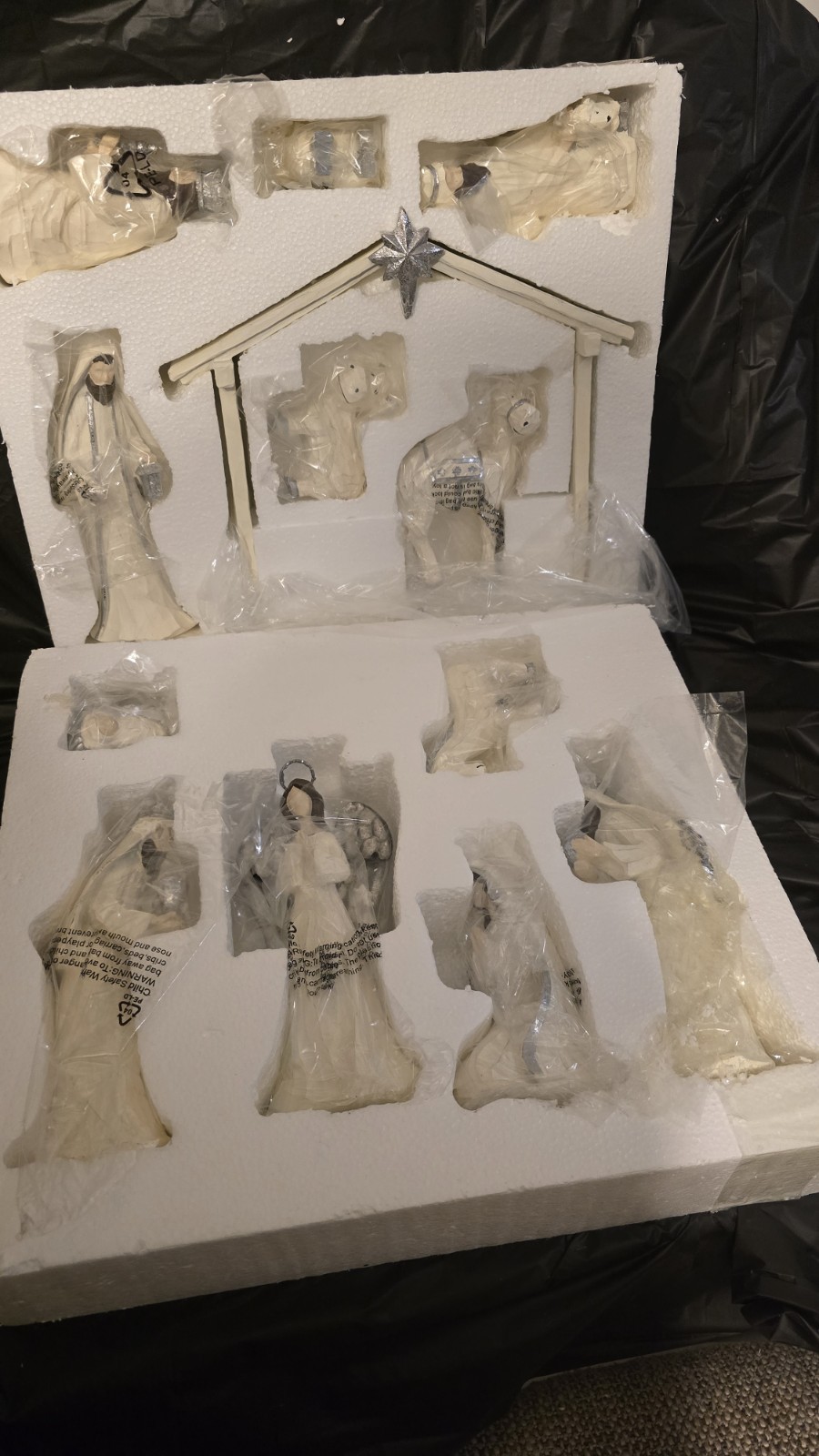 St. Nicholas Square Angels And Nativities 13 Piece Set Vintage New In Box St. Nicholas Square Angels And Nativities 13 Piece Set Vintage New In Box