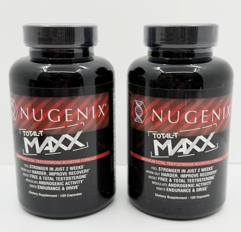 2 PACK Nugenix Total-T Maxx - Maximum Total Testosterone Booster for Men NEW-US.