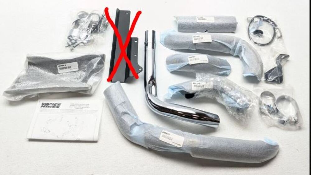 2014-2016 HARLEY-DAVIDSON TOURING POWER DUALS CTR CHROME BY VANCE & HINES 46894