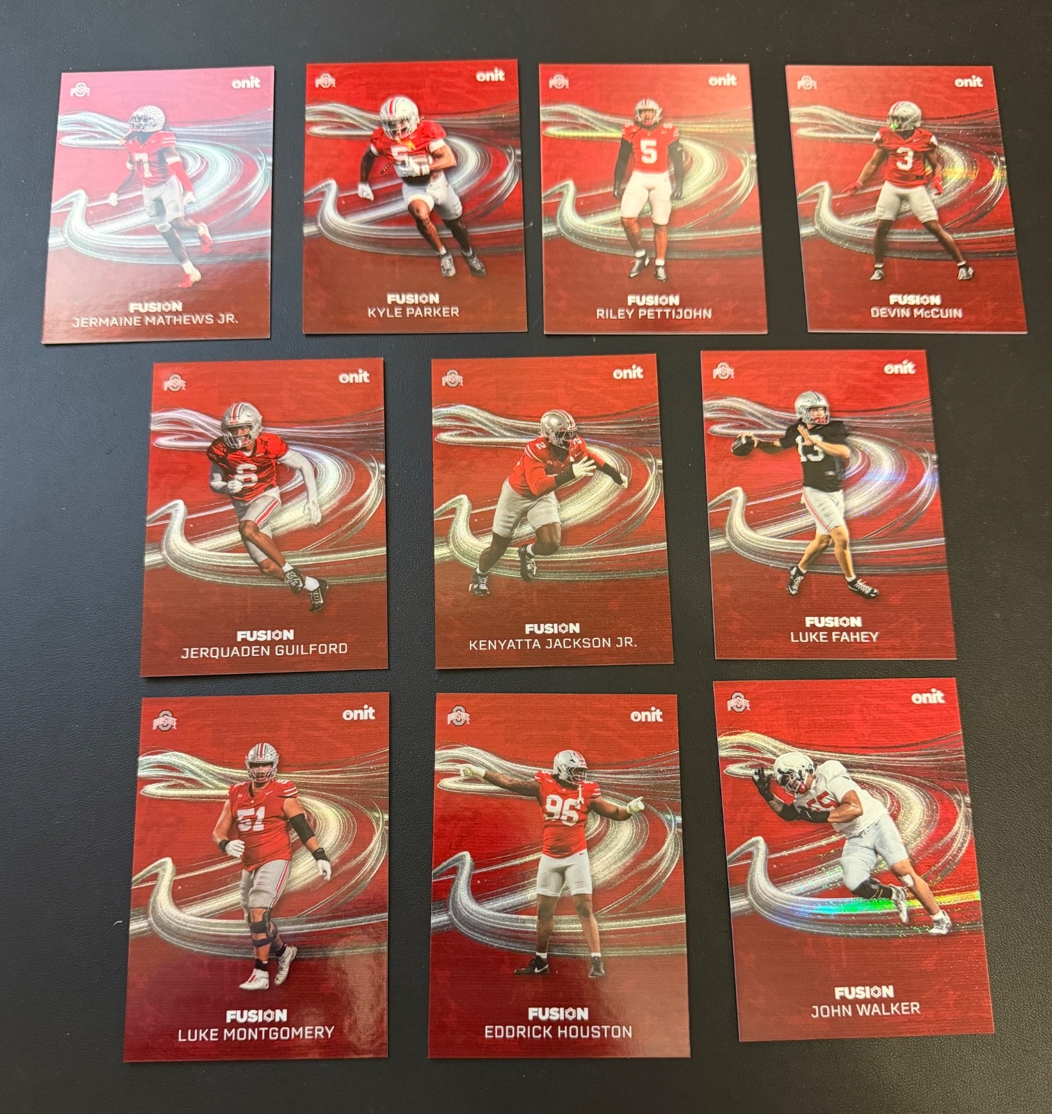 2026 ONIT Football - Fusion (F1-10) Complete Set - Ohio State Buckeyes 2026 ONIT Football - Fusion (F1-10) Complete Set - Ohio State Buckeyes