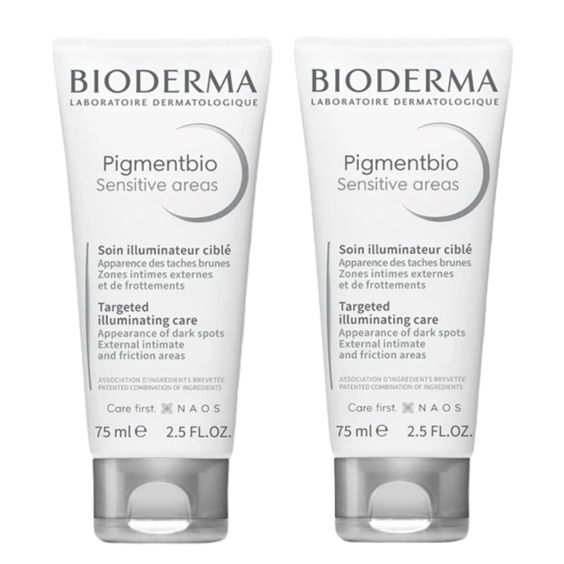 2 PACK Bioderma Pigmentbio Sensitive Areas 75ml Dark Spots Lightening Exp 2027
