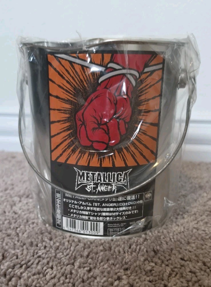 Metallica – St. Anger – Japan Limited Metal Can Edition + 2 Real Metallica CDs