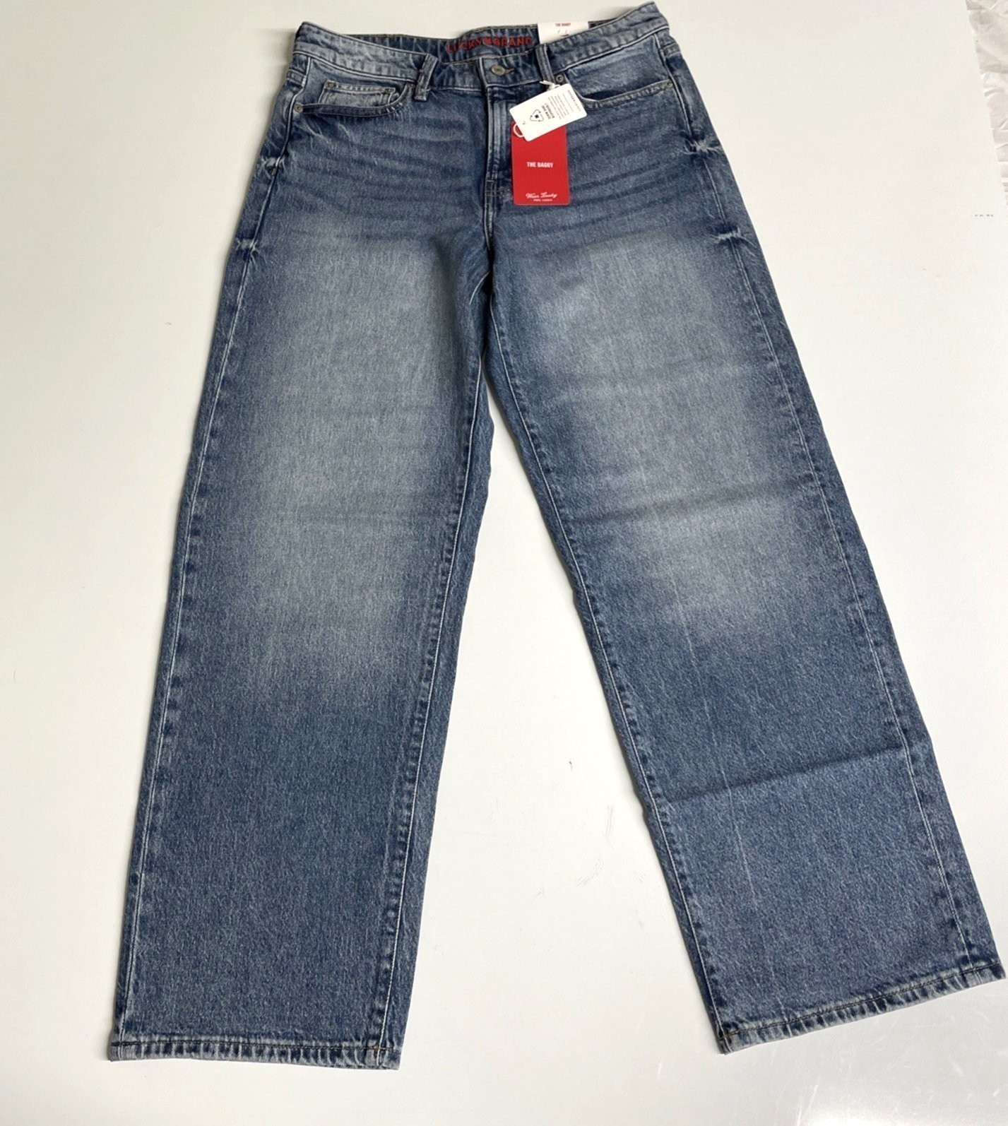 Lucky Brand The Baggy Comfort Stretch Low Rise Jeans Women\'s 6/28 Regular Lucky Brand The Baggy Comfort Stretch Low Rise Jeans Women\'s 6/28 Regular