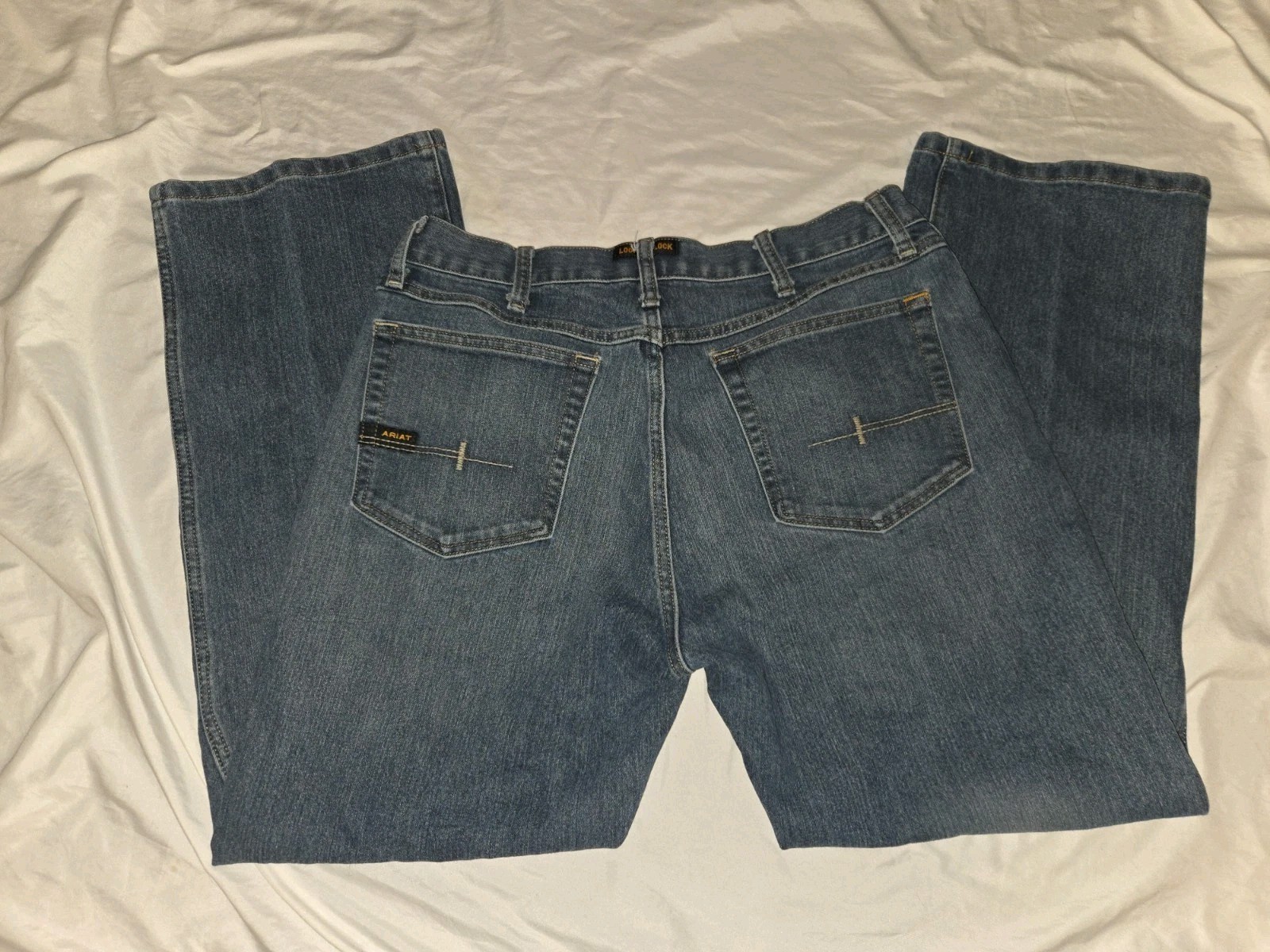 Ariat Rebar M4 DuraStretch Jeans Mens 34x30 Relaxed Boot Cut Carbine Cowboy