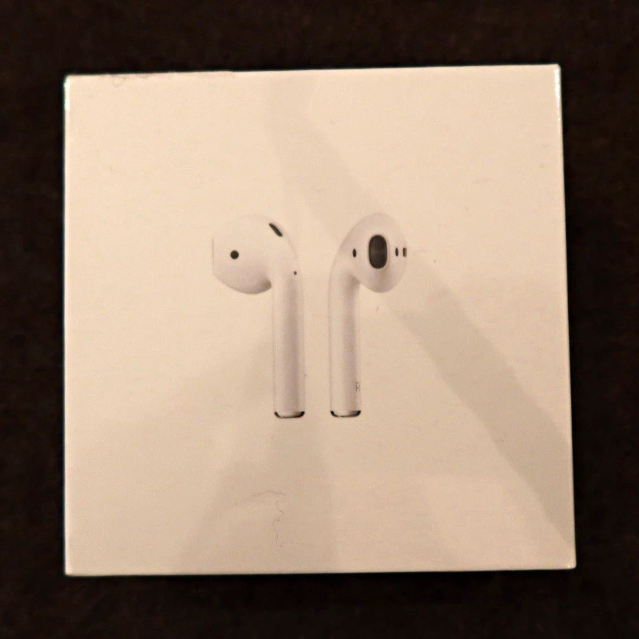 BRAND NEW SEALED Apple AirPods Wireless Bluetooth In-Ear Earbuds w/Charging Case BRAND NEW SEALED Apple AirPods Wireless Bluetooth In-Ear Earbuds w/Charging Case