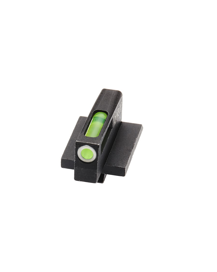 HIVIZ Litewave Ruger GP100 Green W/White Ring Front Night Sight-GPN301