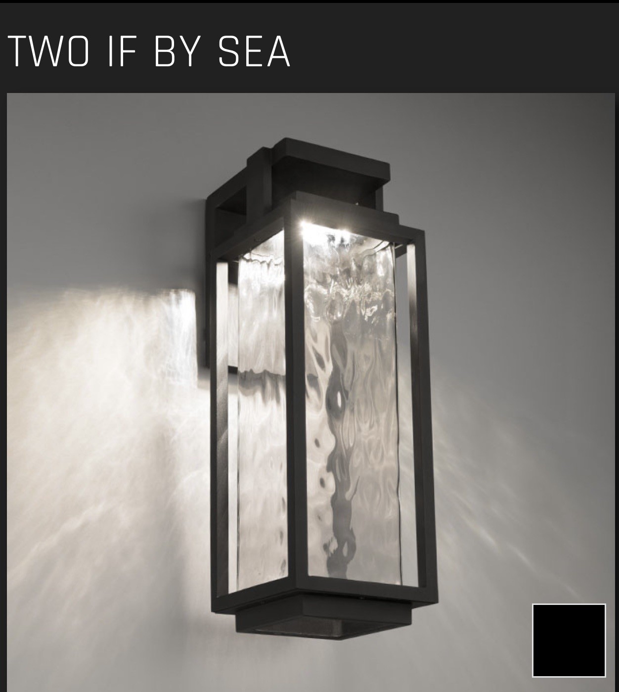 Modern Forms 25” Tall LED Outdoor Wall Sconce NIB