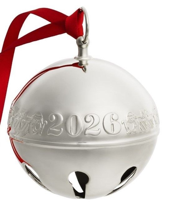 Wallace Annual Silver Plate Sleigh Bell Ornament 2026, 56th Edition NIB Wallace Annual Silver Plate Sleigh Bell Ornament 2026, 56th Edition NIB