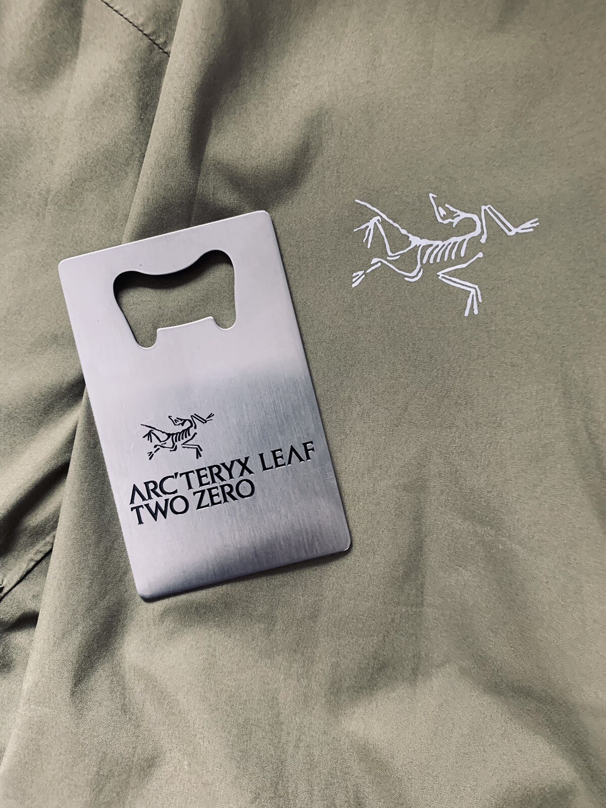 RARE DISCONTINUED Arc\'teryx LEAF Stainless Steel Bottle Opener PRO RARE DISCONTINUED Arc\'teryx LEAF Stainless Steel Bottle Opener PRO
