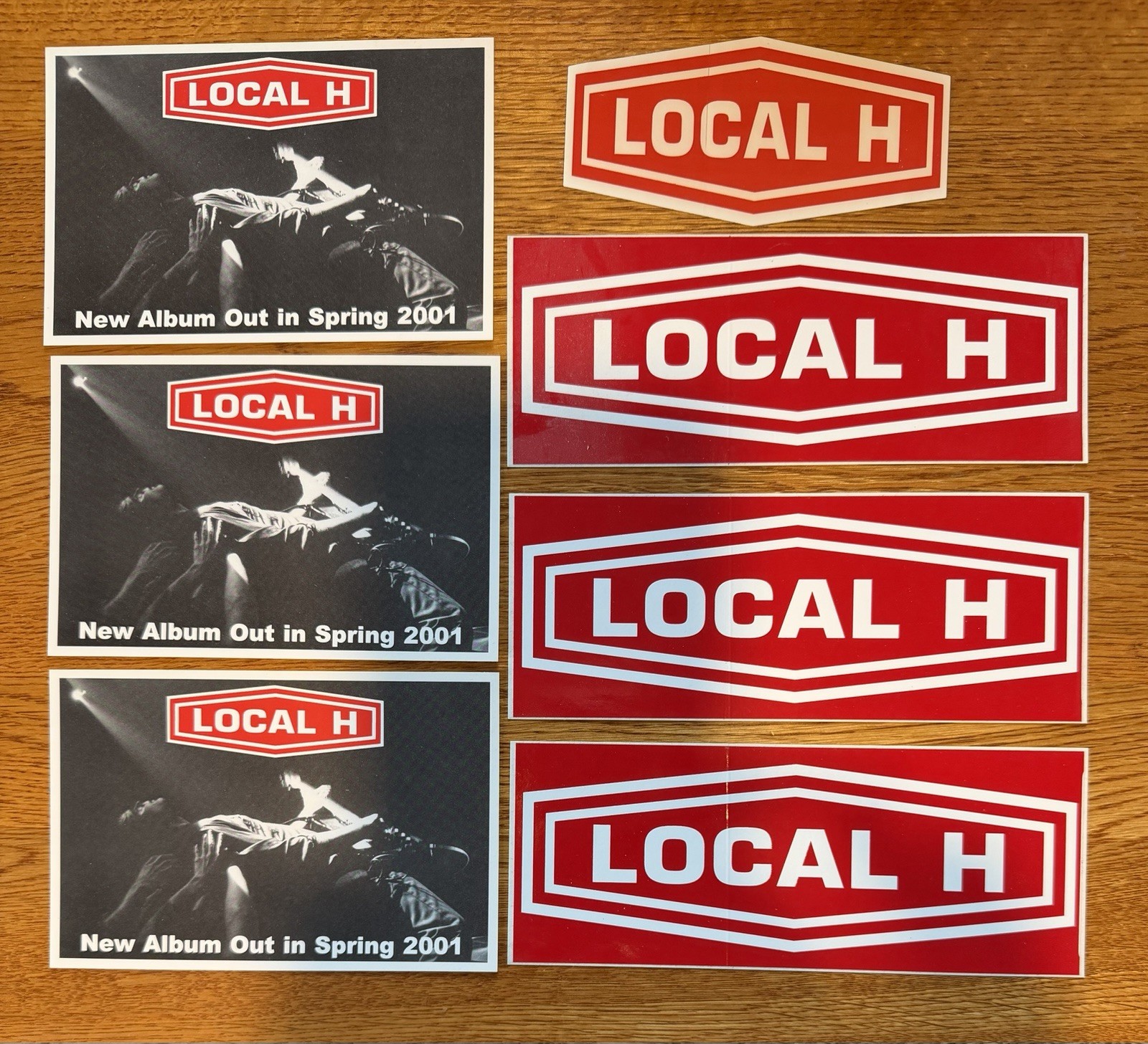 Vintage Local H Sticker Postcard Lot Grunge Alternative Promo Island Records OG