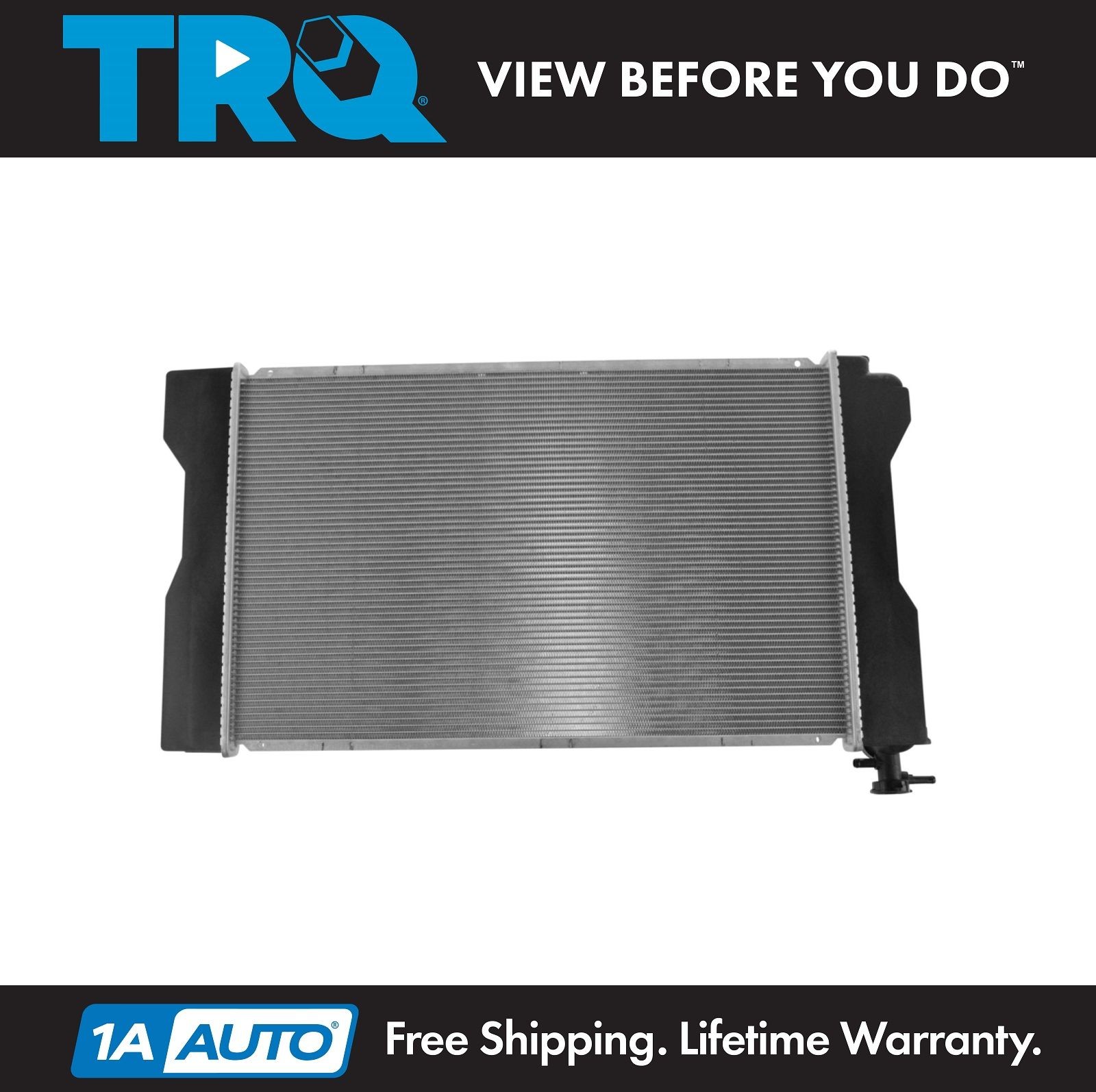TRQ Radiator Assembly Aluminum Core Direct Fit for Corolla Matrix Vibe 1.8L New