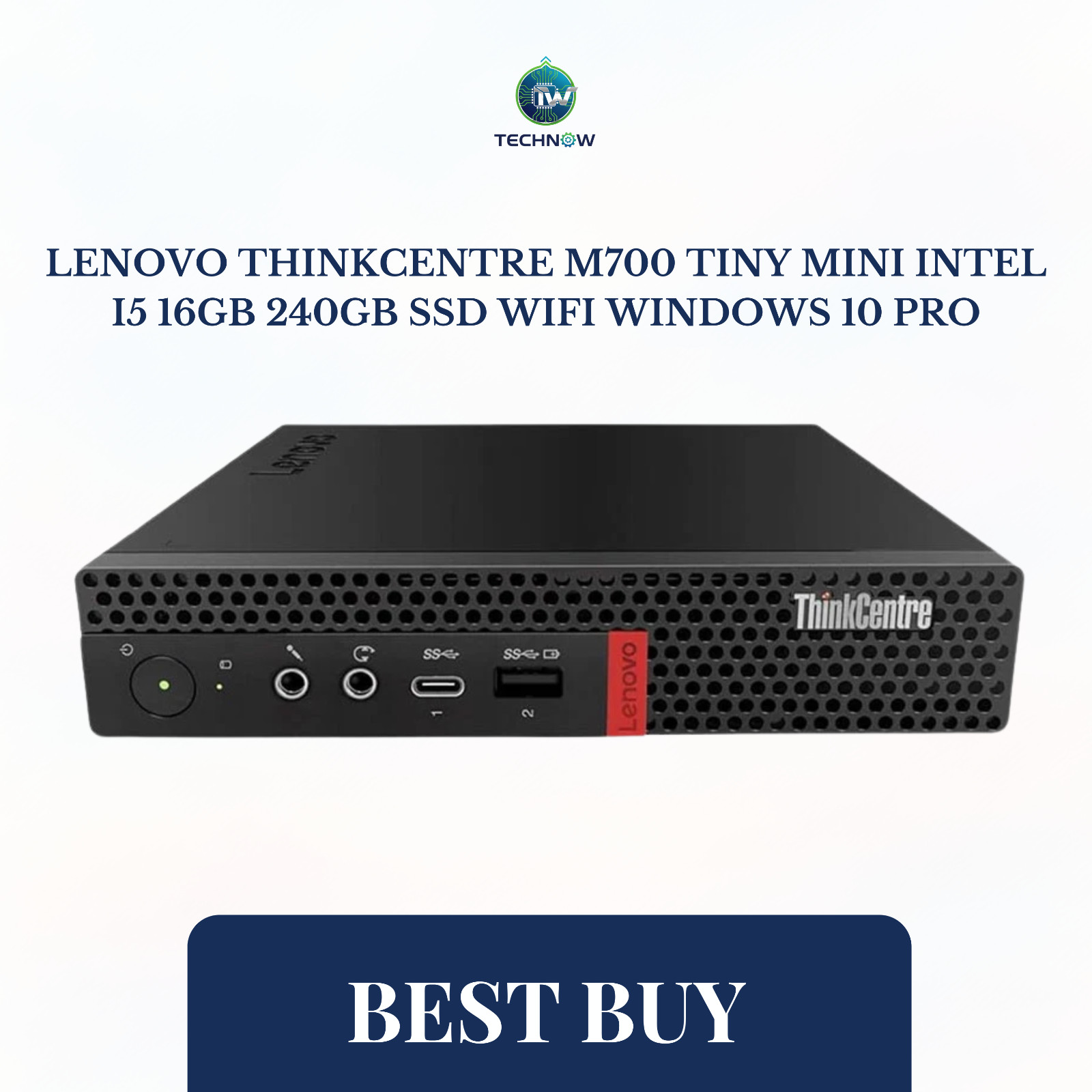 Lenovo Thinkcentre M700 Tiny MINI Intel i5 16GB 240GB SSD WiFi Windows 10 Pro