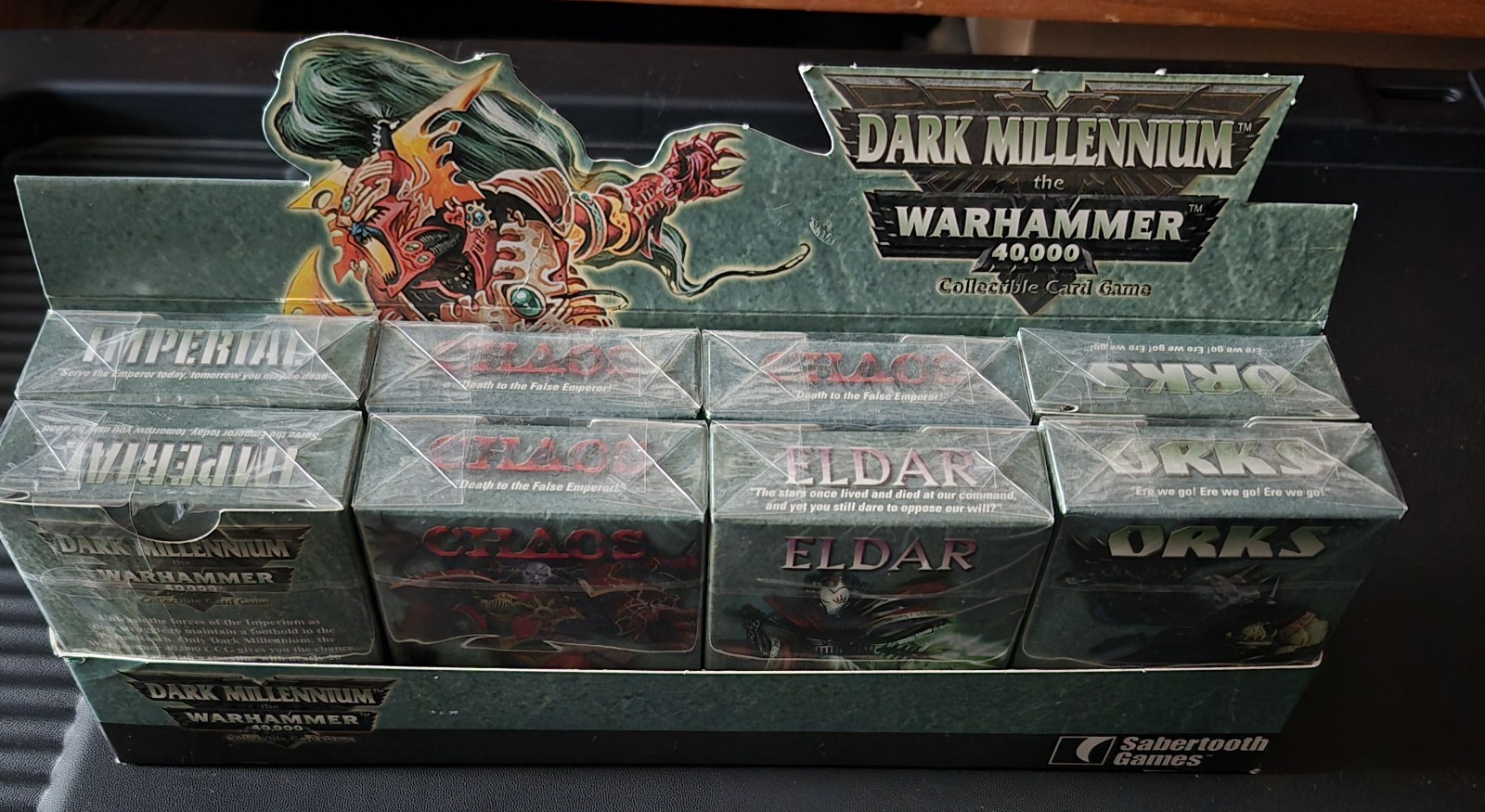 Sabertooth Games Warhammer 40,000 Dark Millennium Starter Deck Display Box Lot